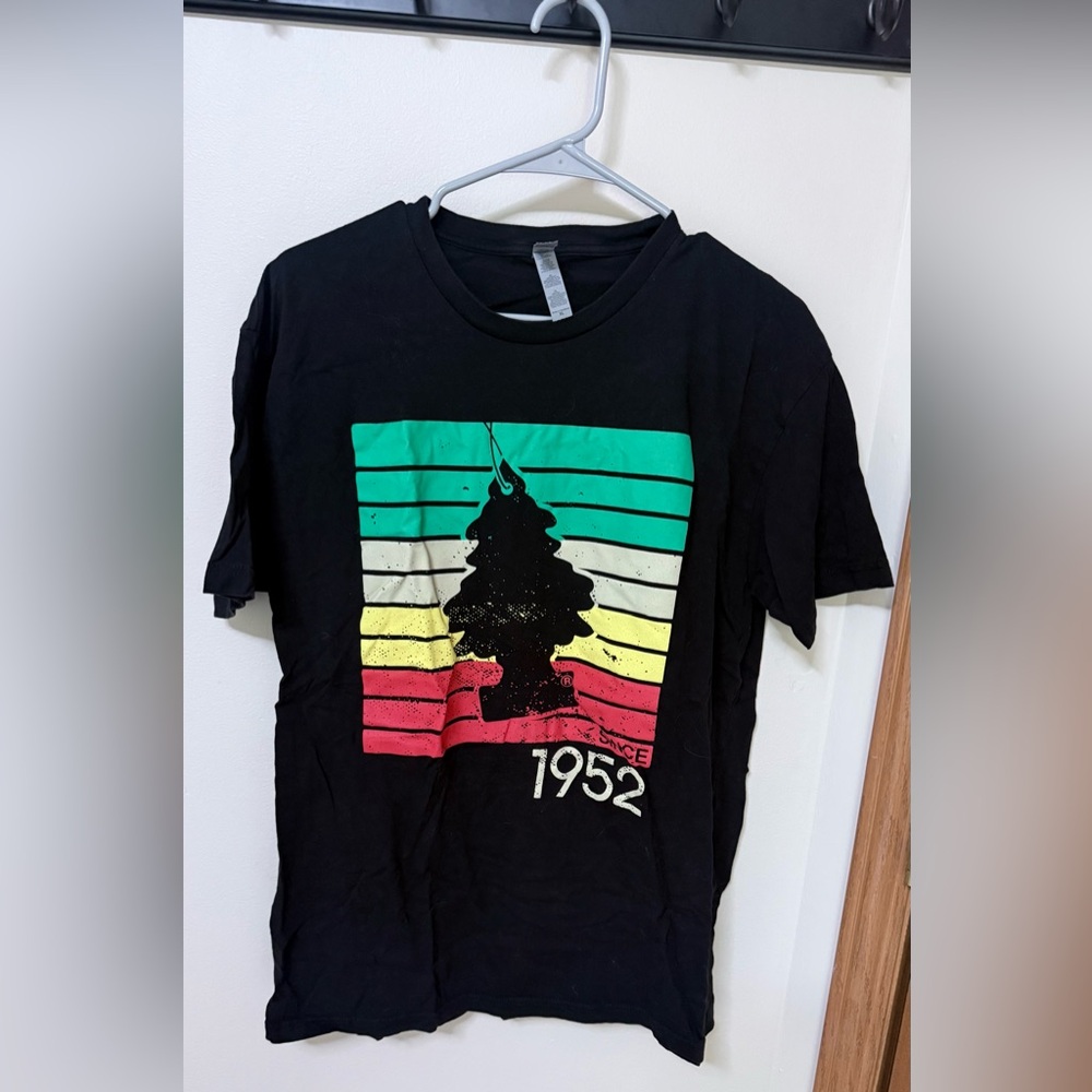 Little Tree Black Graphic T-Shirt